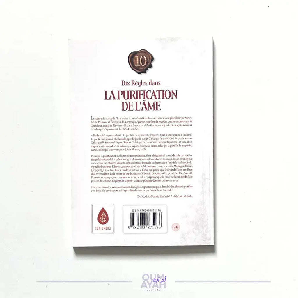 10 règles dans la purification de l'âme (arabe-français) – Sheikh 'Abd ar-Razzaq al-Badr Sana