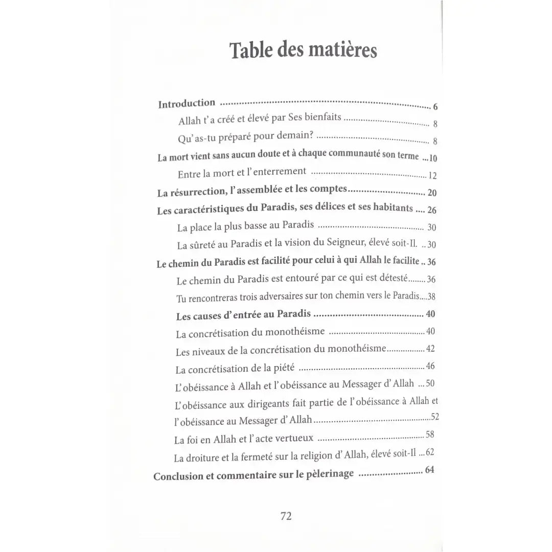 Les causes d'entrée au Paradis (arabe-français) – Sheikh Sulayman ar-Ruhayli Sana
