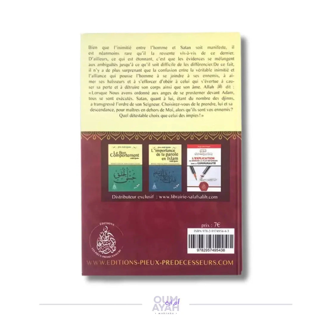L'inimitié de Satan (arabe-français) – Sheikh Raslan Sofiaco