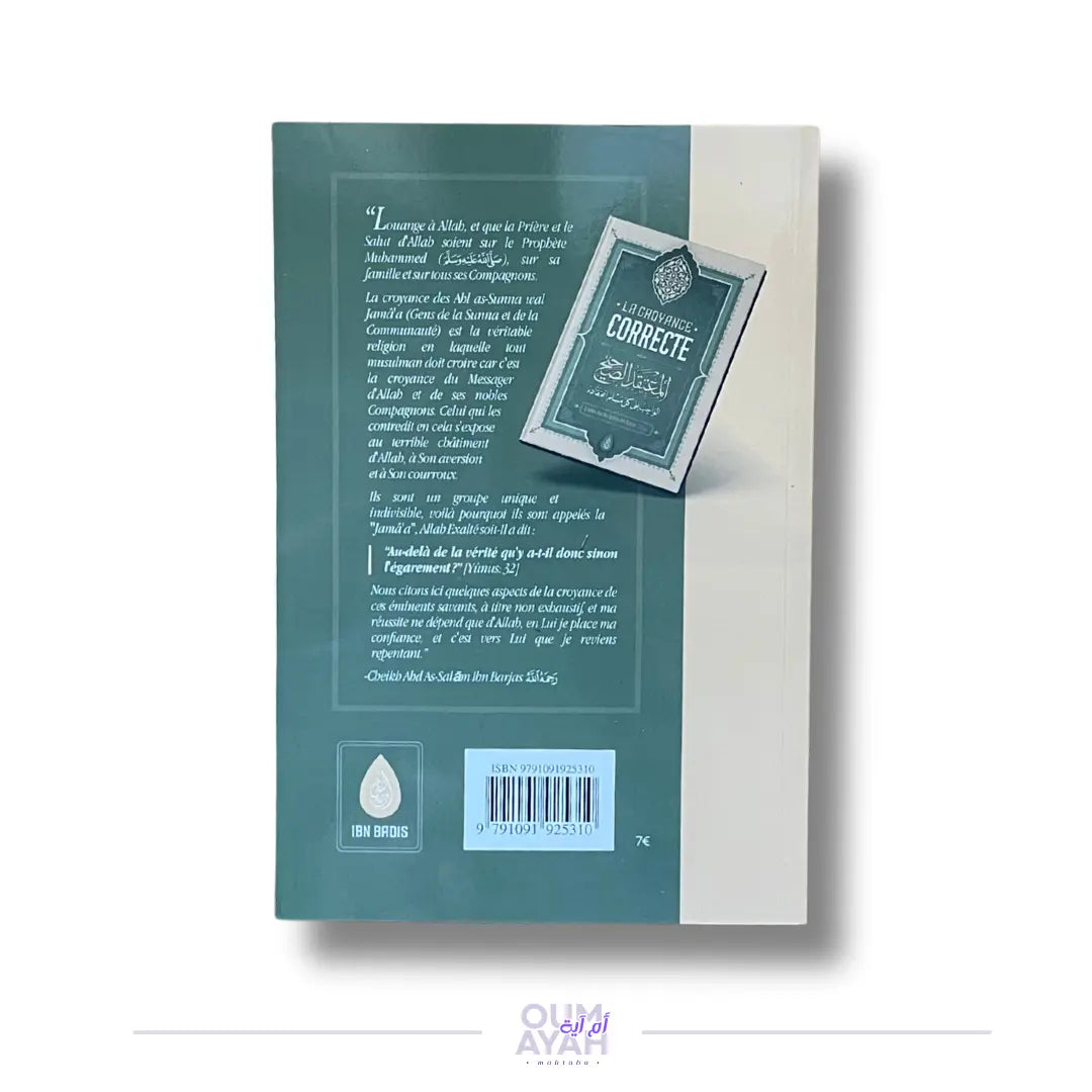 La croyance correcte – Sheikh 'Abd as-Salam ibn Barjas Sana