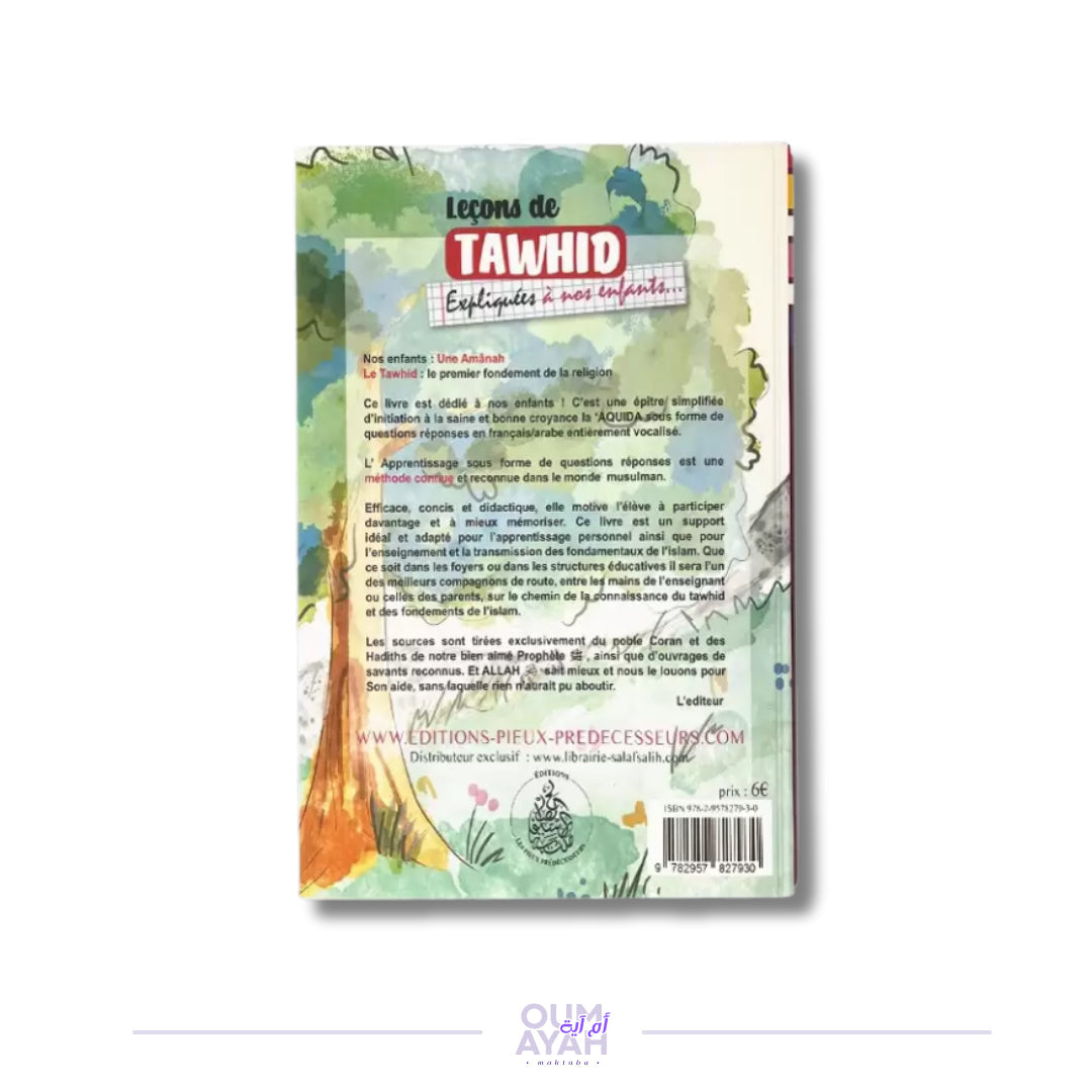 Leçons de Tawhid expliquées à nos enfants (arabe-français) – Pour fille Sana