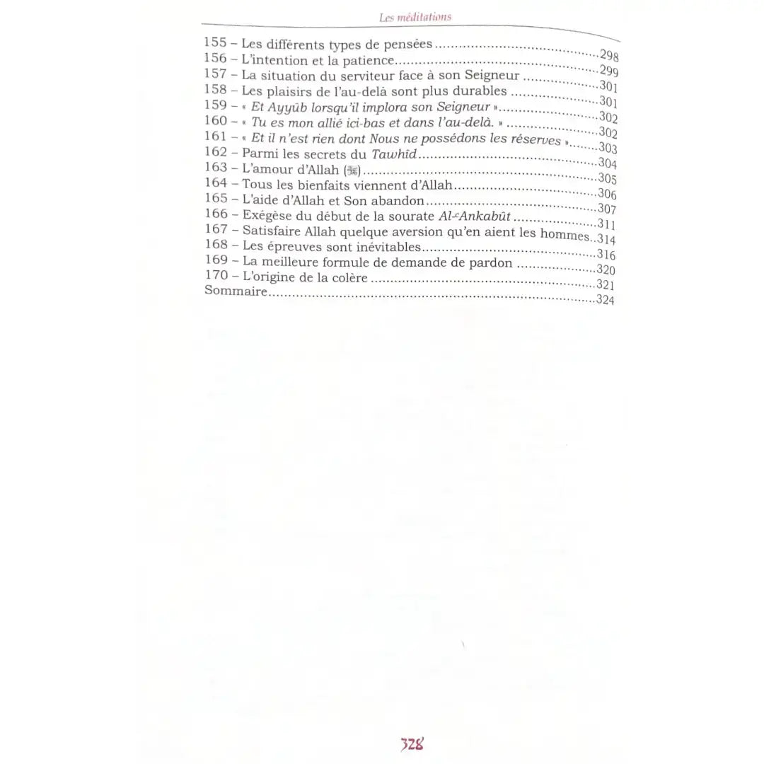 Les méditations d'ibn al-Qayyim Sana