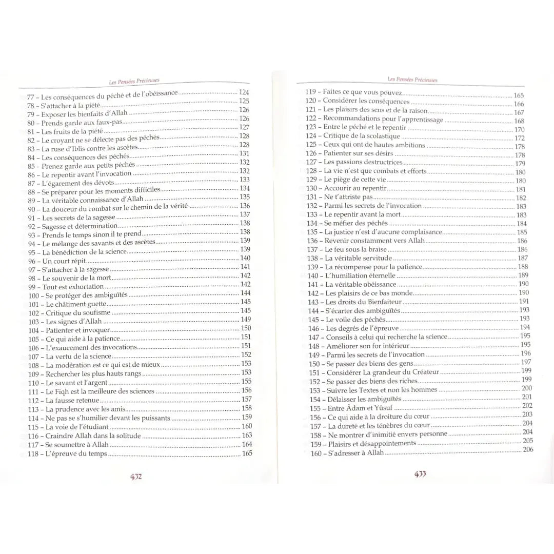 Les pensées précieuses – Ibn al-Jawzi Sana