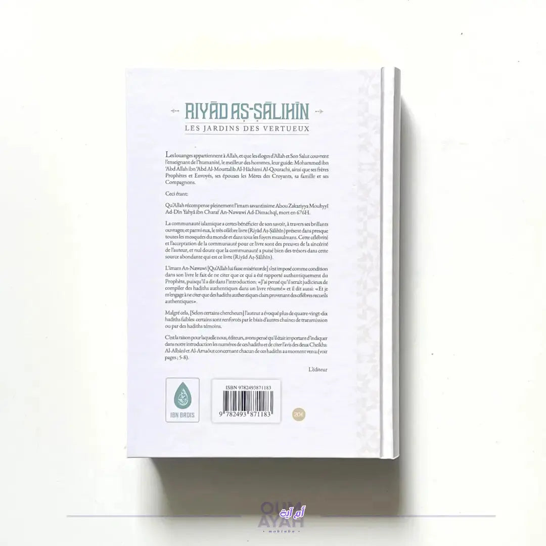 Riyad as-Salihin (Les Jardins des Vertueux) – An-Nawawi Sana